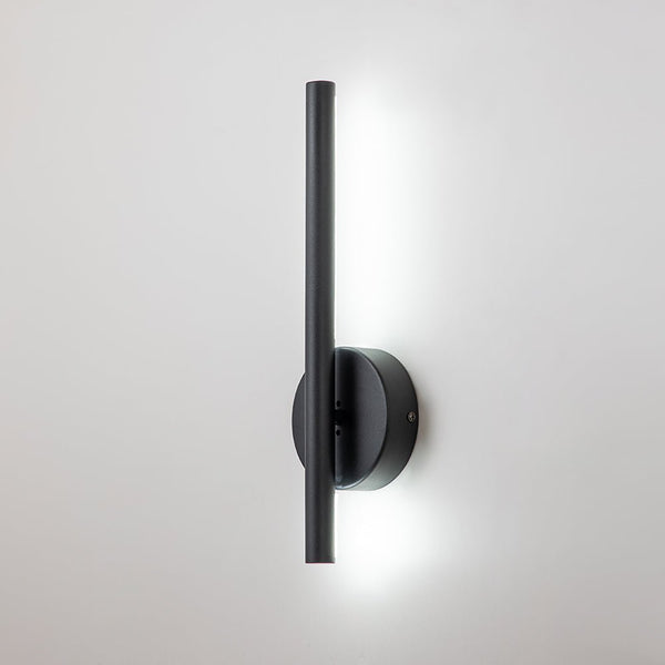 Thehouselights-Black LED Armed Wall Sconce-Wall Lights-Black-