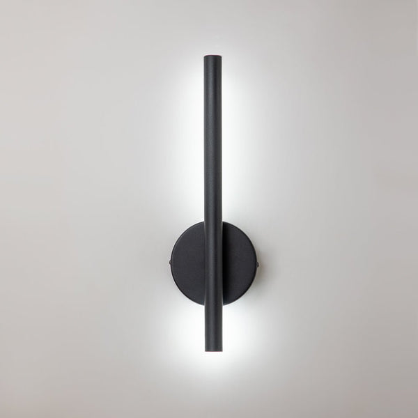 Thehouselights-Black LED Armed Wall Sconce-Wall Lights-Black-