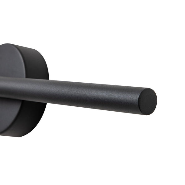 Thehouselights-Black LED Armed Wall Sconce-Wall Lights-Black-