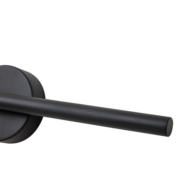 Thehouselights-Black LED Armed Wall Sconce-Wall Lights-Black-