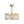 Thehouselights - Blade Crystal Ceiling Fan with Remote Semi Flush Mount - Ceiling Light - Gold - 