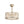 Thehouselights - Blade Crystal Ceiling Fan with Remote Semi Flush Mount - Ceiling Light - Gold - 