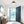 Thehouselights - Blue LED Acrylic Drum Semi Flush Mount Ceiling Light - Ceiling Light - 