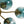 Thehouselights-Brass Blue Glass Sputnik Bubble Semi Flush Chandelier-Chandelier-11-Light-