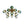 Thehouselights-Brass Blue Glass Sputnik Bubble Semi Flush Chandelier-Chandelier-11-Light-