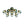 Thehouselights-Brass Blue Glass Sputnik Bubble Semi Flush Chandelier-Chandelier-11-Light-