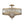 Thehouselights - Carved Crystal Drum Semi Flush Mount - Ceiling Light - Brass - 