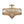 Thehouselights - Carved Crystal Drum Semi Flush Mount - Ceiling Light - Brass - 