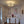 Thehouselights - Carved Crystal Drum Semi Flush Mount - Ceiling Light - Chrome - 