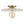 Thehouselights - Creamy Ruffled Pleated Semi - Flush Mount - Ceiling Light - Brass - 