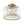 Thehouselights - Crystal Drum Brass Flush Mount Chandelier - Ceiling Light - Brass - 