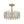 Thehouselights - Crystal Semi Flush Mount - Ceiling Light - Brass - 