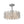 Thehouselights - Crystal Semi Flush Mount - Ceiling Light - Brass - 