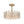 Thehouselights - Crystal Semi Flush Mount - Ceiling Light - Brass - 