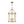 Thehouselights - Cylinder Lantern Ice Glass Chandelier Pendant Light - Pendant - Distressed Gold - 