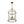 Thehouselights - Cylinder Lantern Ice Glass Chandelier Pendant Light - Pendant - Distressed Gold - 