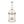 Thehouselights - Cylinder Lantern Ice Glass Chandelier Pendant Light - Pendant - Distressed Gold - 
