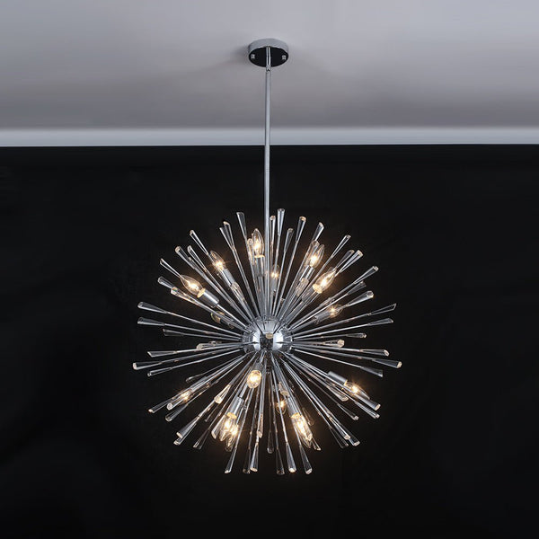 Thehouselights - Dandelion Starburst Dimmable Sputnik Chandelier - Chandelier - Chrome - 16 - Light