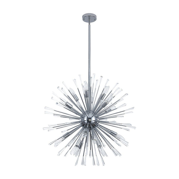 Thehouselights - Dandelion Starburst Dimmable Sputnik Chandelier - Chandelier - Chrome - 16 - Light
