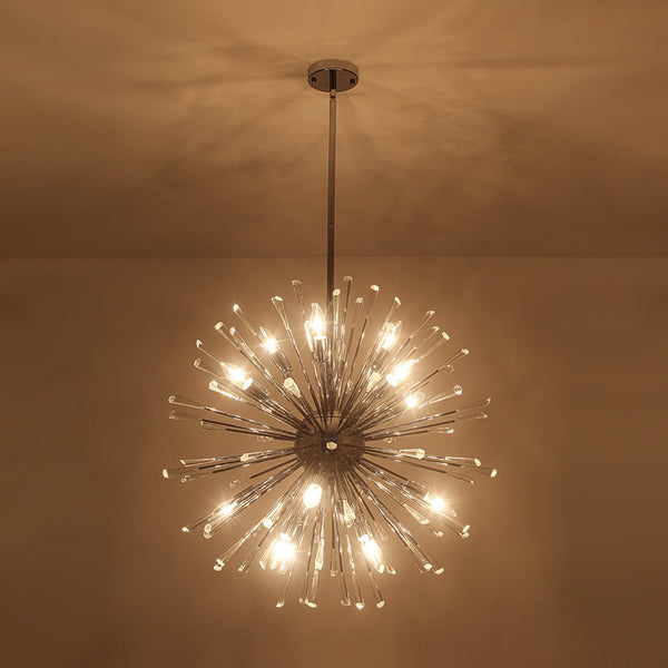 Thehouselights - Dandelion Starburst Dimmable Sputnik Chandelier - Chandelier - Chrome - 16 - Light