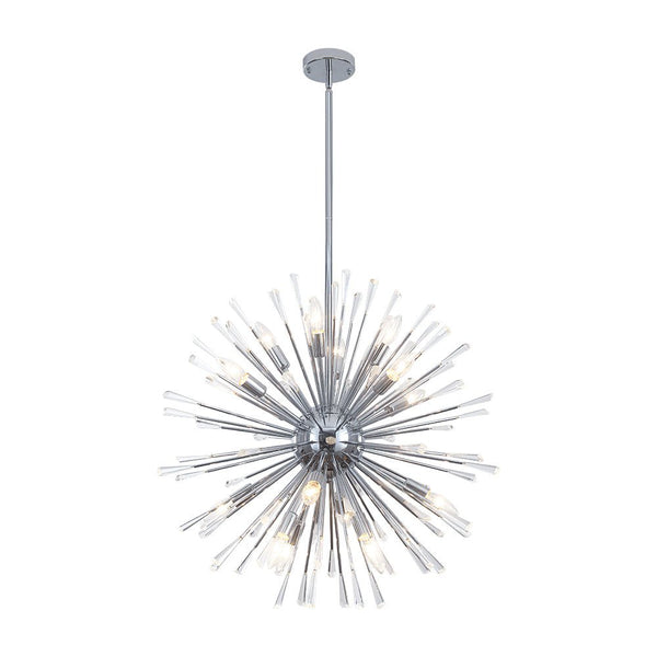 Thehouselights - Dandelion Starburst Dimmable Sputnik Chandelier - Chandelier - Chrome - 16 - Light