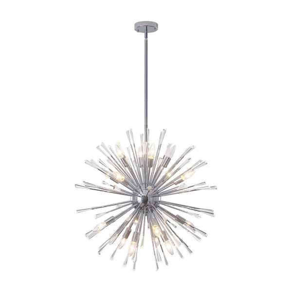 Thehouselights - Dandelion Starburst Dimmable Sputnik Chandelier - Chandelier - Chrome - 16 - Light