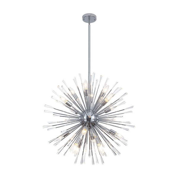 Thehouselights - Dandelion Starburst Dimmable Sputnik Chandelier - Chandelier - Chrome - 16 - Light