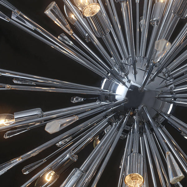 Thehouselights - Dandelion Starburst Dimmable Sputnik Chandelier - Chandelier - Chrome - 16 - Light