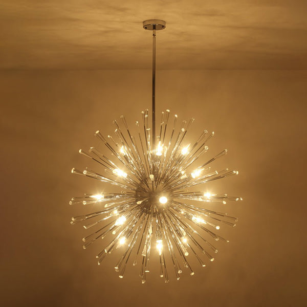 Thehouselights - Dandelion Starburst Dimmable Sputnik Chandelier - Chandelier - Chrome - 20 - Light