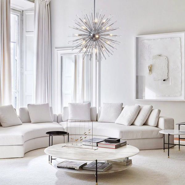 Thehouselights - Dandelion Starburst Dimmable Sputnik Chandelier - Chandelier - Chrome - 20 - Light