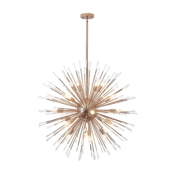 Thehouselights - Dandelion Starburst Dimmable Sputnik Chandelier - Chandelier - Chrome - 20 - Light