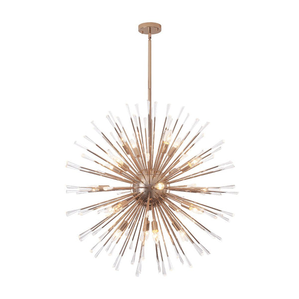 Thehouselights - Dandelion Starburst Dimmable Sputnik Chandelier - Chandelier - Chrome - 20 - Light
