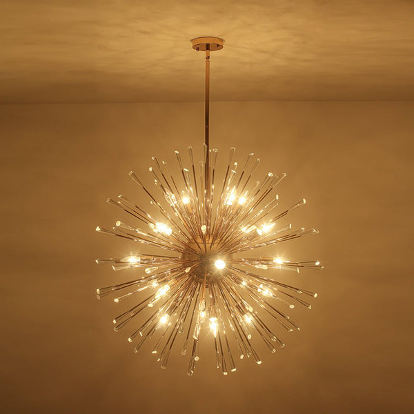 Thehouselights - Dandelion Starburst Dimmable Sputnik Chandelier - Chandelier - Chrome - 20 - Light