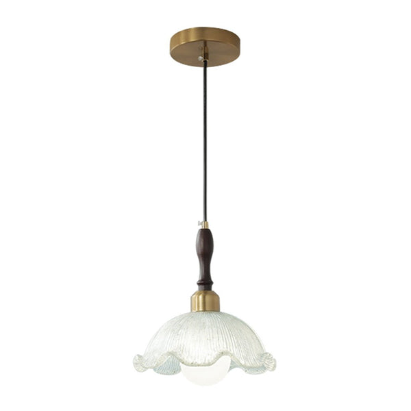 Thehouselights - Danish Flower Brass Black Pendant Light - Pendant - 1 - Light - 