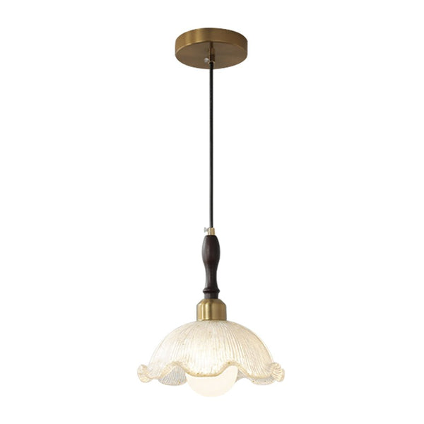 Thehouselights - Danish Flower Brass Black Pendant Light - Pendant - 1 - Light - 