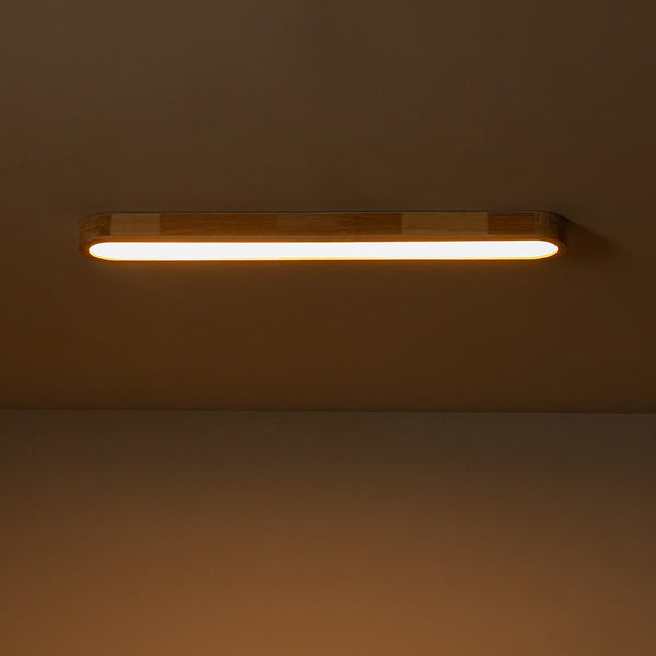 Thehouselights - Dimmable Modern Oval LED Flush Mount - Flush Mount - Dimmable with Remote Control - 