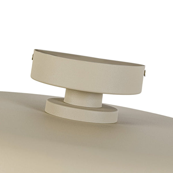 Thehouselights - Dome Shade LED Drum Semi Flush Mount - Ceiling Light - 38 cm. - 
