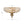 Thehouselights - Faceted Crystal Flush Mount Ceiling - Ceiling Light - Brass - 
