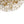 Thehouselights - Floral Crystal Flush Mount with Bowl Shape - Ceiling Light - Brass - 