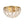 Thehouselights - Floral Crystal Flush Mount with Bowl Shape - Ceiling Light - Brass - 