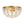 Thehouselights - Floral Crystal Flush Mount with Bowl Shape - Ceiling Light - Brass - 