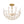 Thehouselights - Floral Glass Flower Semi Flush Mount - Ceiling Light - Brass - 