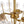 Thehouselights - Floral Glass Flower Semi Flush Mount - Ceiling Light - Brass - 