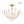 Thehouselights - Floral Glass Flower Semi Flush Mount - Ceiling Light - Brass - 
