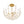 Thehouselights - Floral Glass Flower Semi Flush Mount - Ceiling Light - Brass - 