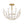 Thehouselights - Floral Glass Flower Semi Flush Mount - Ceiling Light - Brass - 