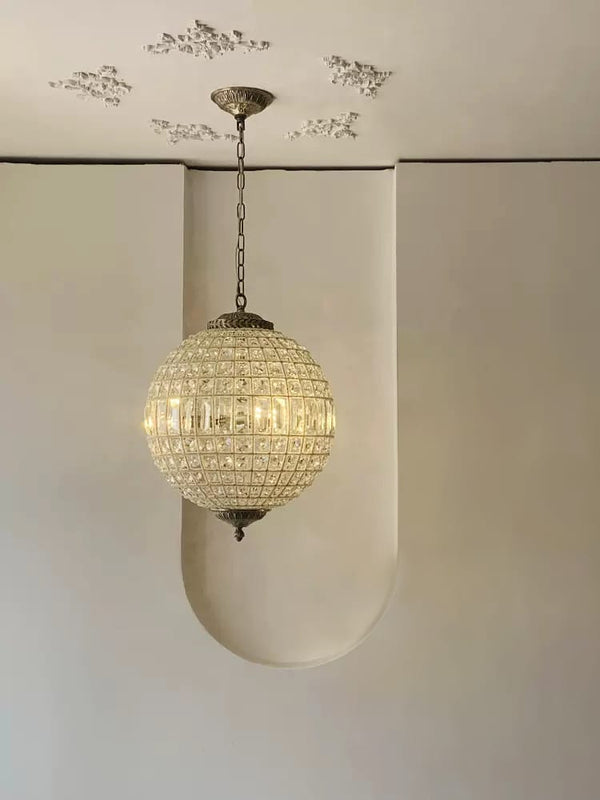 Thehouselights - French Modern Crystal Orb Chandelier - Chandelier - 1 - Light - 