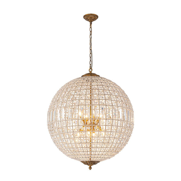 Thehouselights - French Modern Crystal Orb Chandelier - Chandelier - 8 - Light - 