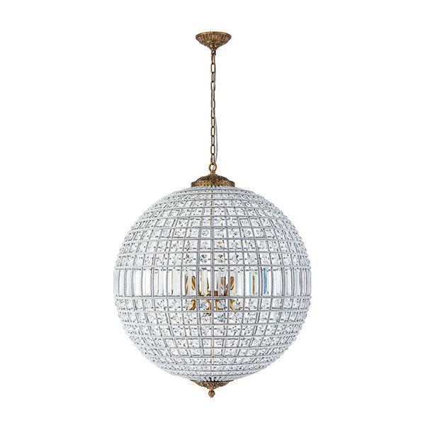 Thehouselights - French Modern Crystal Orb Chandelier - Chandelier - 8 - Light - 
