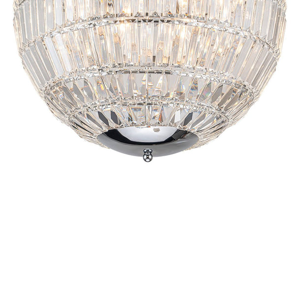 Thehouselights - Glam Modern Crystal Orb Chandelier - Chandelier - Chrome - 